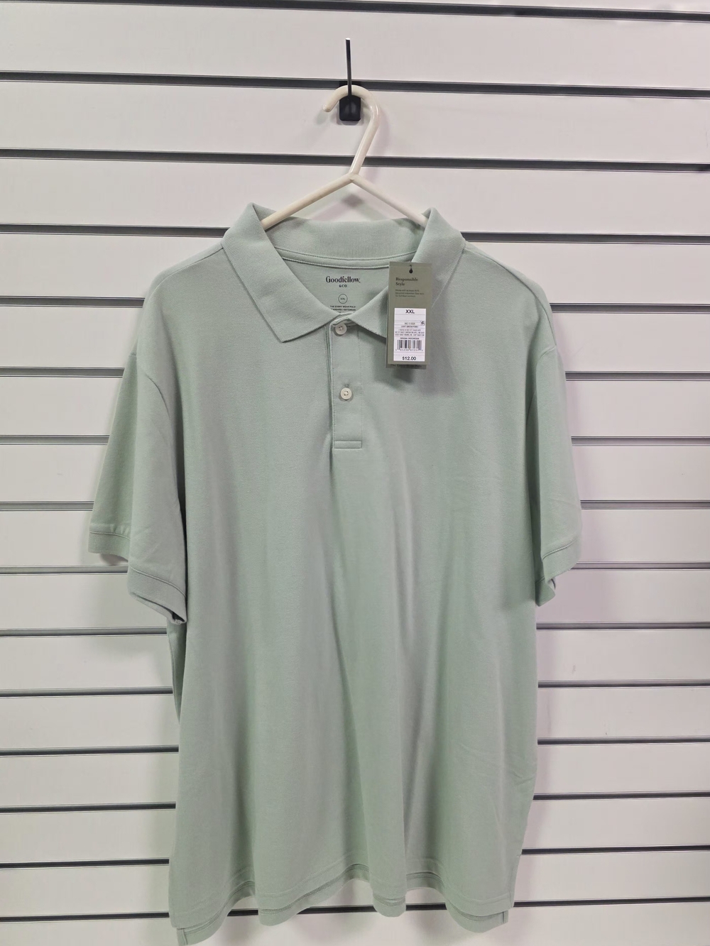 Goodfellow & Co Men's Pale Mint Polo Shirt